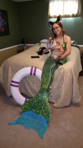 Wave dancer Turtle the Mermaid as a catfish