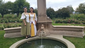 Rosie Cotton wedding and end dress