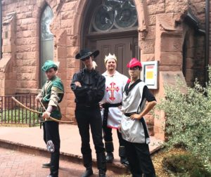 Robin hood and merry men Evans chapel