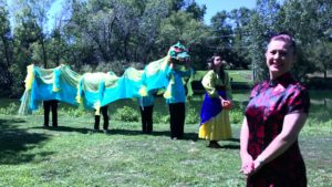 Holly Mulan and dragon