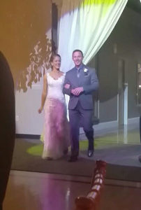 Troy and Jen rocking reception