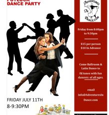 July 11th Potluck Ballroom & Latin Dance Party