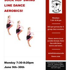 June Sock Hop Swing Line Dance Aerobics Class