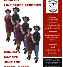May Country Line Dance Aerobics Class
