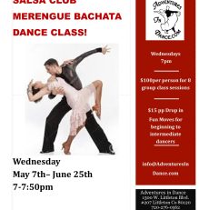 May Salsa Club Merengue Bachata Dance Class