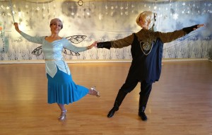 Godmother fairy and Charming Prince Dance