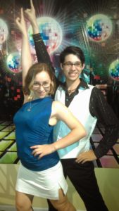 Disco Hustle dancers