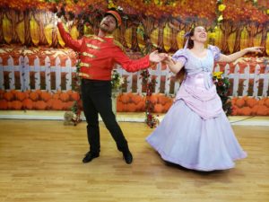 nutcracker and Clara dance out waltz