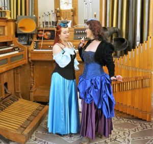 Steampunk Ursula takes Ariel's voice