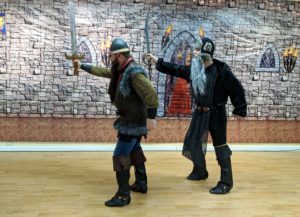 Two battle LOTR Dwarves