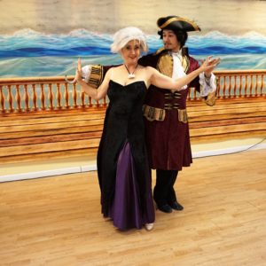 Ursula and Caprian Hook dance waltz